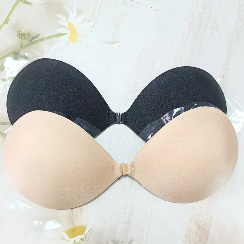 1/2PCS Palm Push Up Invisible  - огляд і ціна Strapless Bra Adhesive